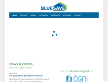 Tablet Screenshot of bluesave.at